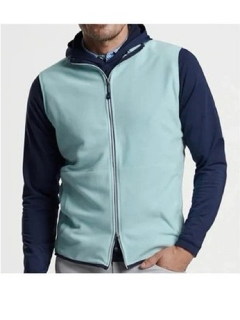 NWT Peter Millar Celeste Thermal Flow Micro Fleece Vest Large